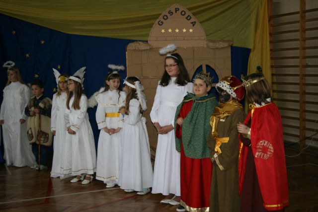 ,Jasełka w wykonaniu uczniów klasy IV 2