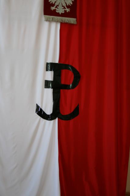 Dekoracje na przedstawie były długo przygotowywane.