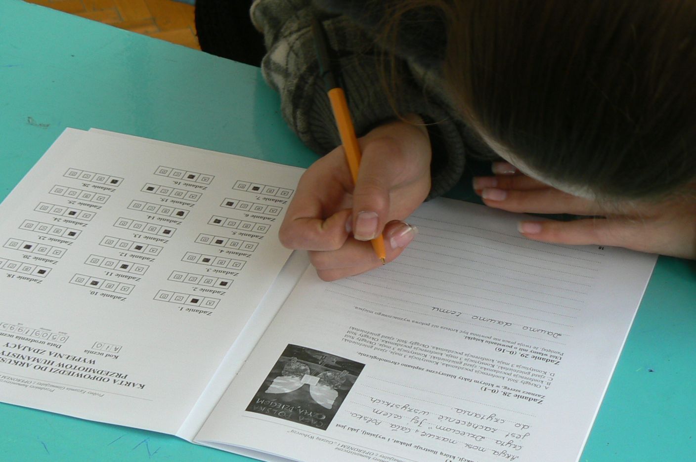 Test z części humanistyczne II